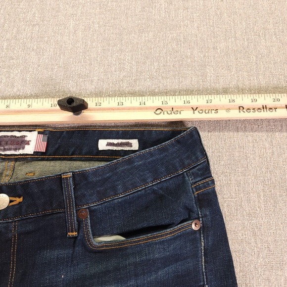 Vtg Lucky Brand Jeans Women 33X33 Blue Dark Wash Lolita Skinny  Mid Rise Stretch - Picture 7 of 10